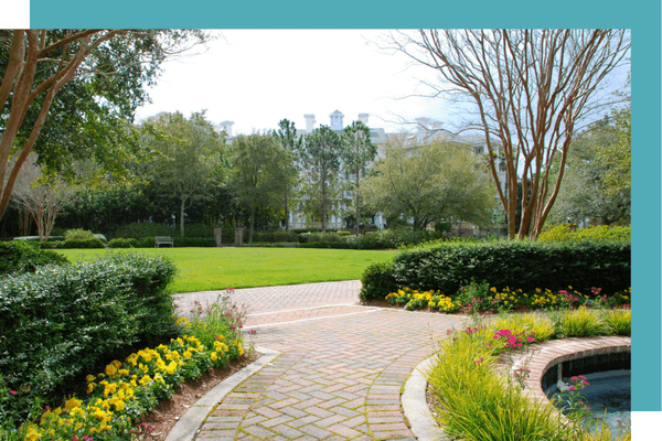 clean walkway